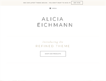 Tablet Screenshot of aliciaeichmann.com